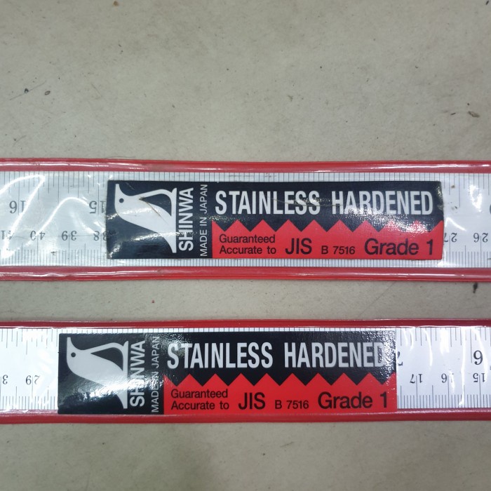 

Promo Penggaris Shinwa Stainless Steel 30 Cm / 60 Cm / 100 Cm Ori Jepang