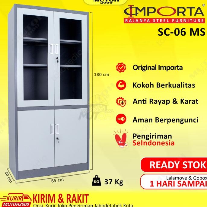 

Importa 06-Ms Lemari Arsip Besi Pintu Swing Kombinasi Pengiriman Cepat