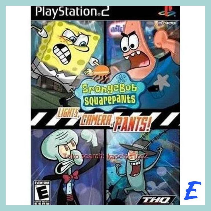 | KP | SPONGEBOB LIGHT CAMERA PANTS KASET PS2 - GAME PS2 - CD PS2