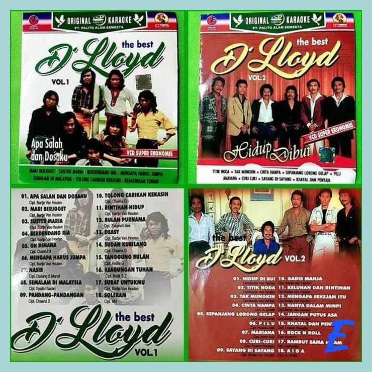 | HNP | KASET VIDEO VCD ORIGINAL LAGU KARAOKE BAND DLLOYD LENGKAP