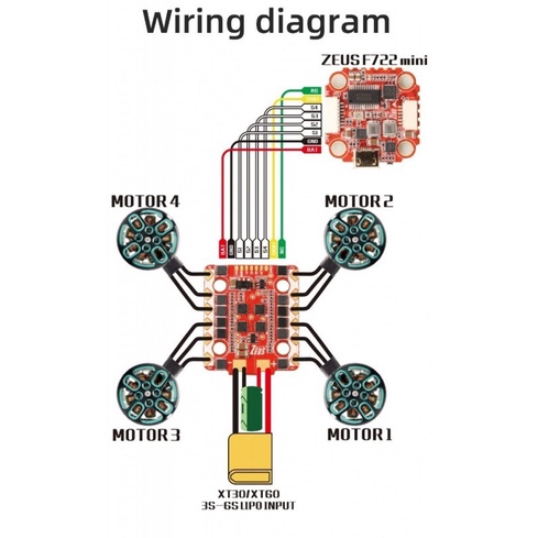 Hglrc Zeus 28A 4In1 Esc 3-6S Bl_S For Fpv Racing Drone