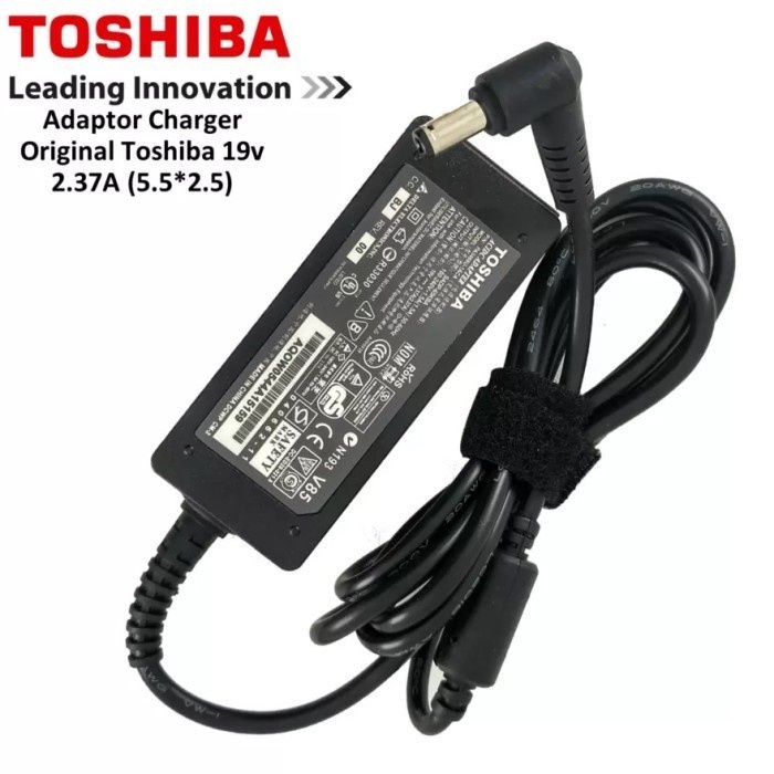 Adaptor Charger Laptop Toshiba Z830 Z835 Z930 R830 19V 2.37A Original