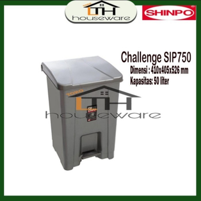 Tempat Sampah Injak Shinpo/Tong Sampah Injak Shinpo SIP-750 50 Liter
