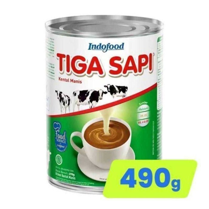 

Susu kental manis 3 sapi 490ml