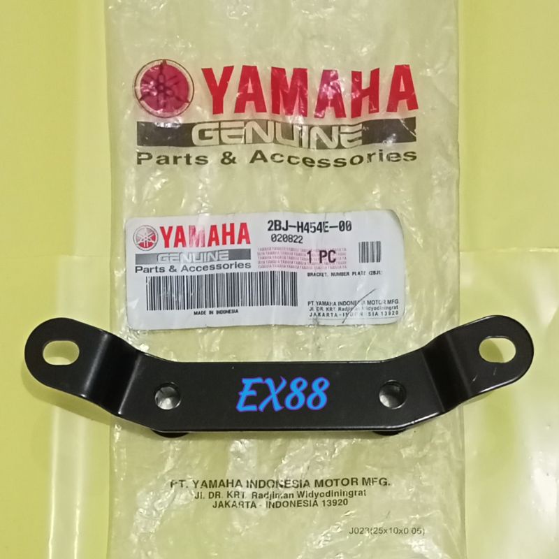 BRACKET / STANG / DUDUKAN PLAT NOMOR DEPAN MIO GT ORIGINAL YGP ASLI 2BJ-H454E-00