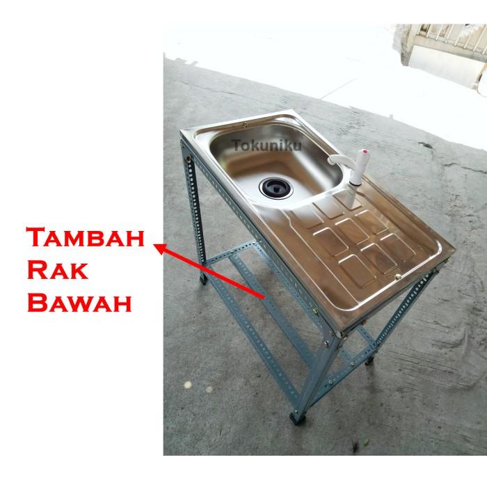Wastafel Portable Stainles Bak Cuci Piring Portable Tempat Cuci Piring