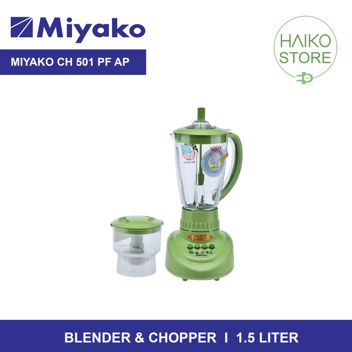 Blender & Chopper / Penggiling Daging Miyako 2in1 CH 501 PF AP