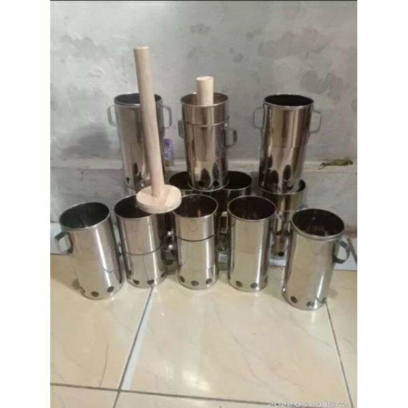 Cetakan Bakso Manual Hemat Tenaga- Alat Cetak Cilok Aci - Mesin Pembuat Bakso Tol Viral Manual 3Pcs