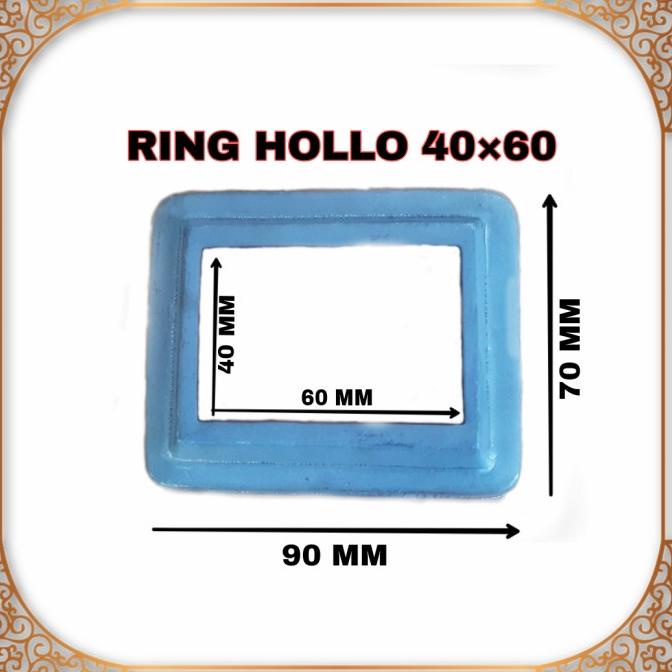 Best Ring Tapak Hollow Minimalis 4060 Mm Ornamen Pagar Plat Besi