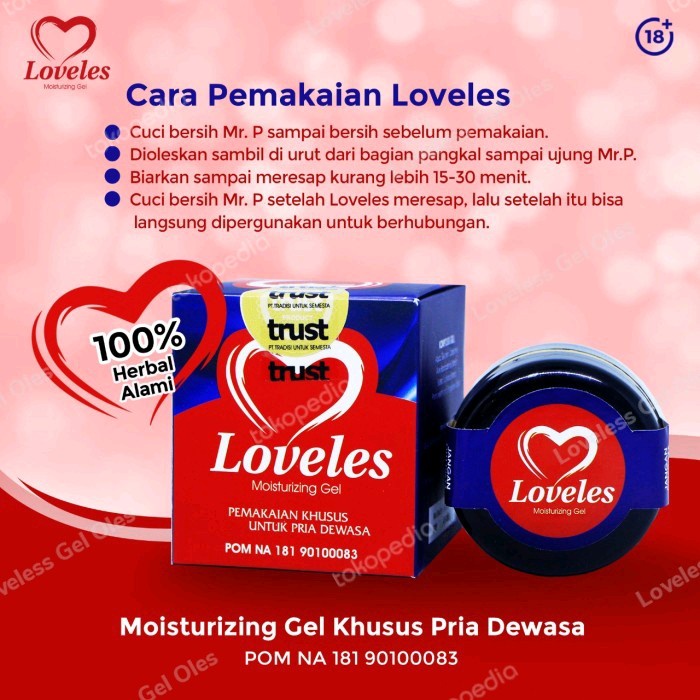 Loveles Gel Oles Pria/Loveles Pria Dewasa