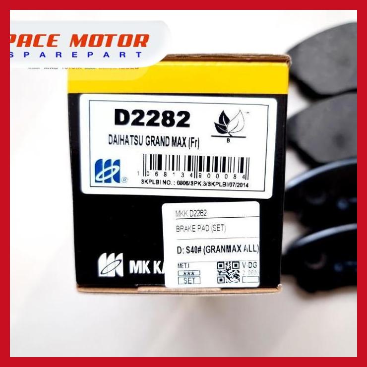 Brake Pad/Kampas Rem Depan GRANMAX/LUXIO MK Kashiyama D2282