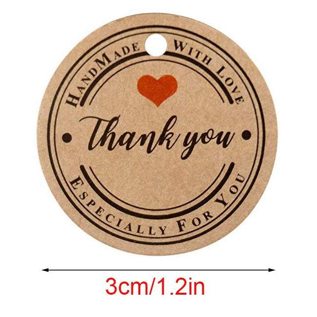 

Stiker Thank You Label Set Thank You For Your Order Handmade Online Terbaik