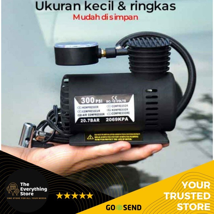 Mini Heavy Duty Air Compressor Dc 12V