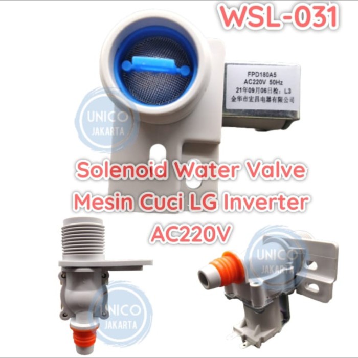 Selenoid Water Valve Mesin Cuci Lg Inverter Ac 220V Best