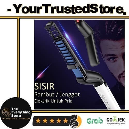 Sisir Rambut Elektrik / Sisir Rambut Dan Jenggot Lurus / Sisir Pria