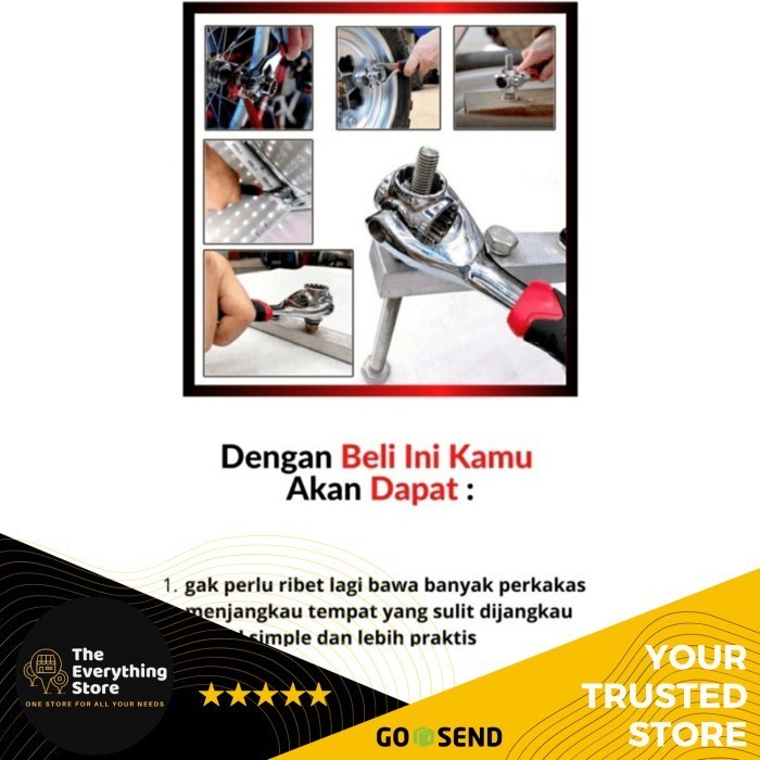 Kunci Shock Multifungsi R1