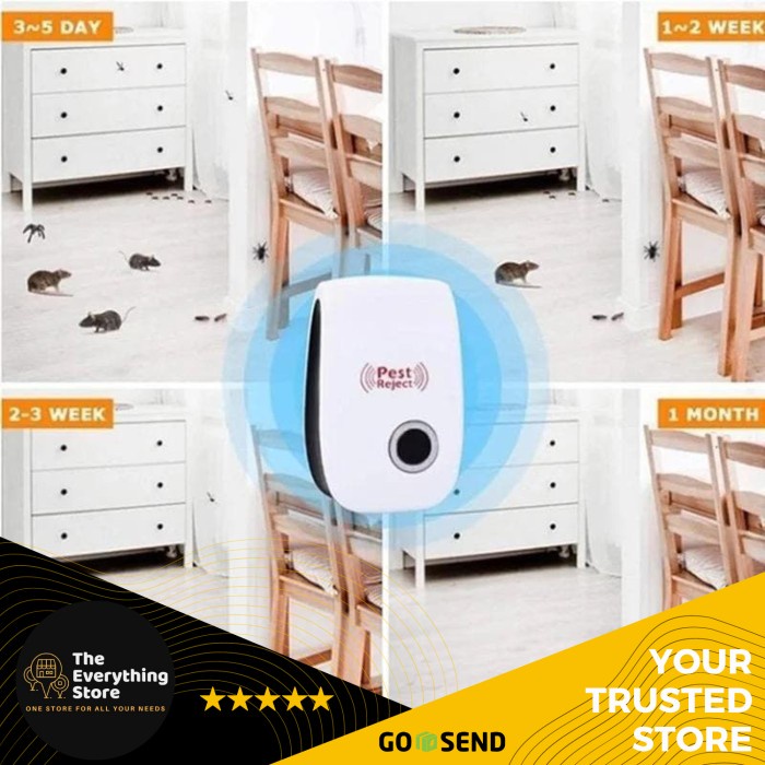 Alat Pengusir Nyamuk Tikus Kecoa Lalat Pest Reject Original
