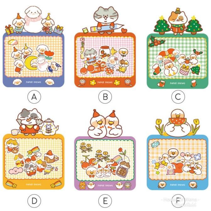 

Happy Warm Season Flakes Stickers Set - Sticker Anak Lucu Berkualitas