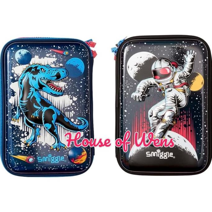 

Smiggle Moonlit Triple Hardtop Pencil Case Original - Tempat Pensil Limited Edition