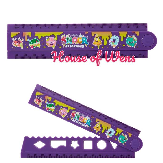 

Smiggle Snack Attackers Fold Up Ruler - Penggaris Smiggle Stok Terbatas
