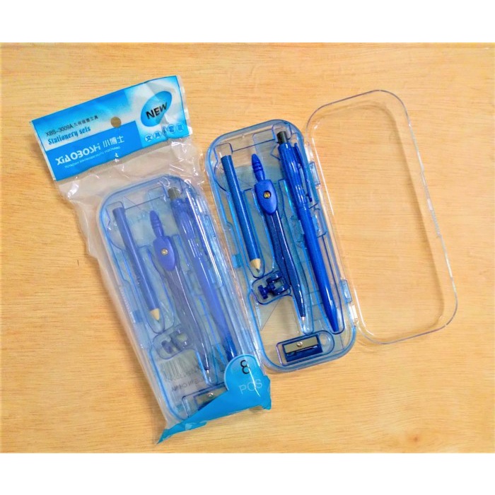 

Gratis Ongkir Jangka Sekolah Penggaris Mistar Set 3009 Compass Set