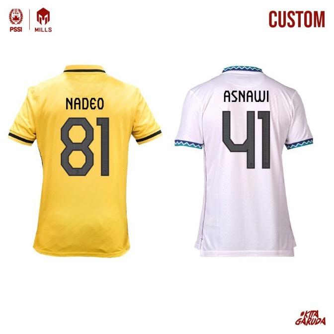Mills Nameset Jersey Timnas 2022 Custom ( Hanya Nameset Jersey Saja )