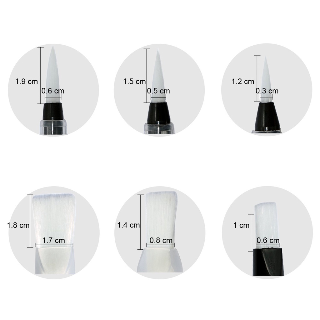 

Watercolor Brush Kuas A Cat Air Isi 6 Kuas Kaligrafi