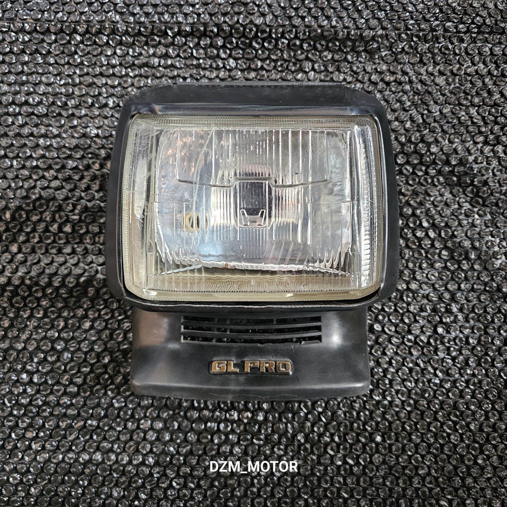 batok kepala set headlamp reflektor lampu depan honda gl pro original