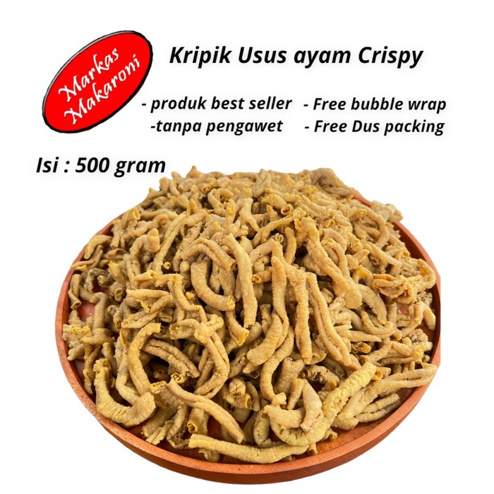 

Kripik Usus Crispy 500Gr