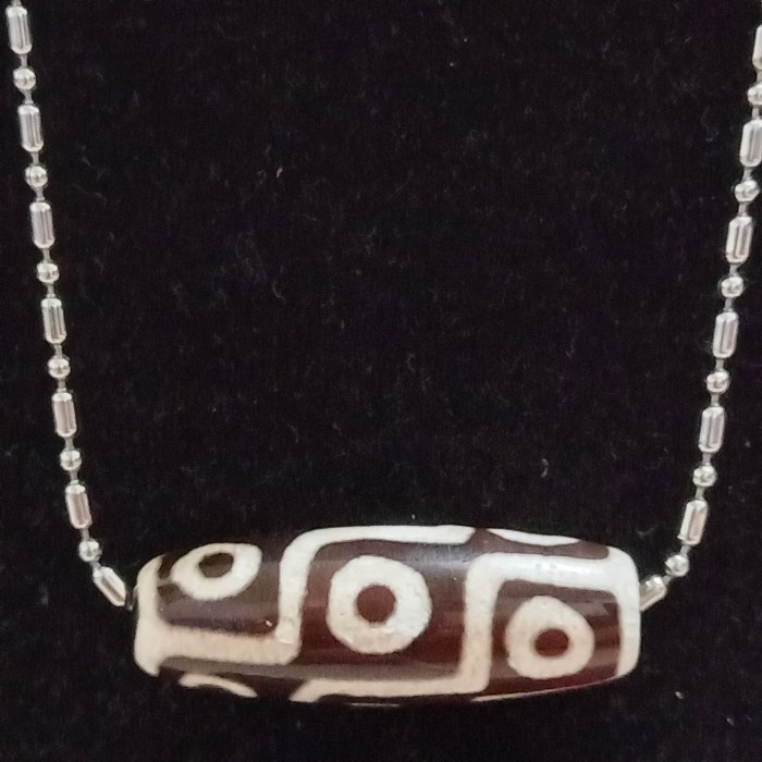 [Baru] Kalung Dzi 9 Eyed Bead Tibetan Mahakala Terbatas