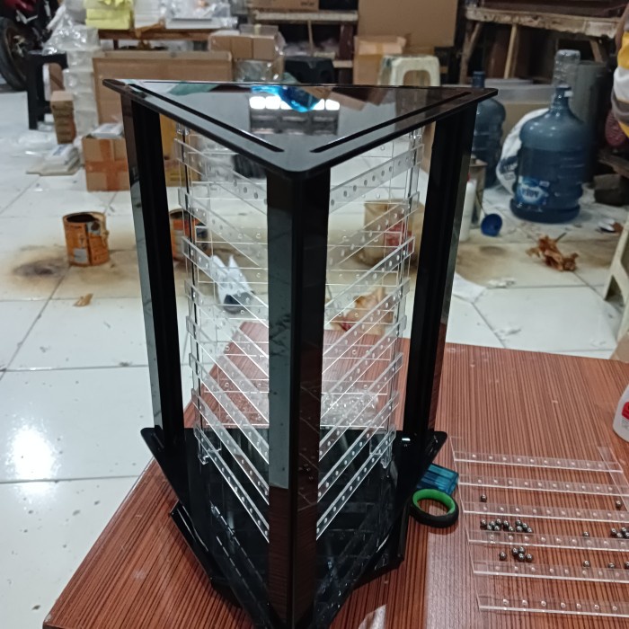 [Baru] Stand Display Putar Anting Limited