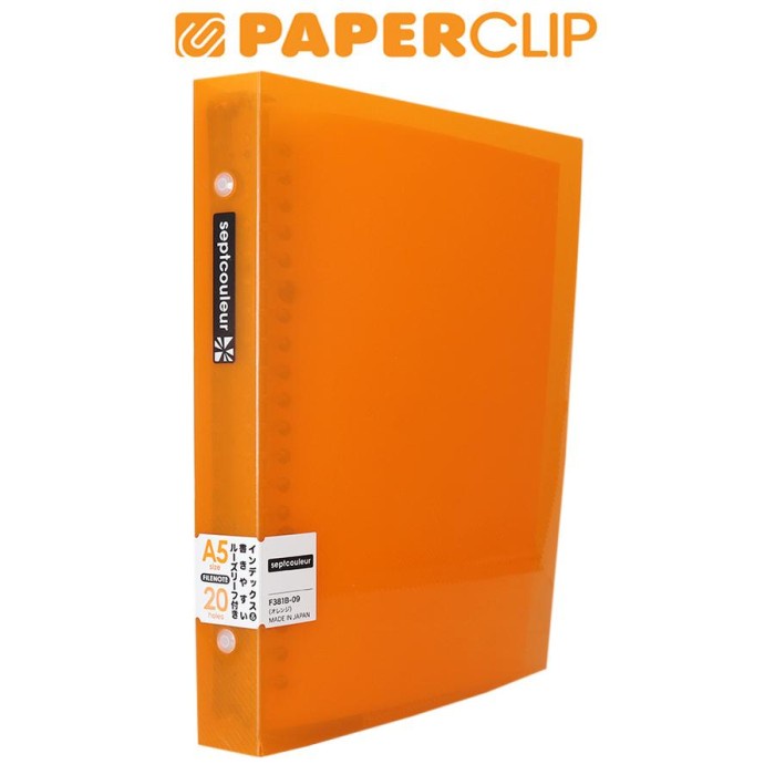 

[COD] File Note A5 Maruman Septcouleur F381A/B-09 Orange Terbatas