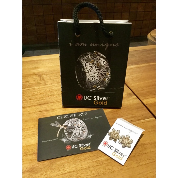 [Baru] Anting Bunga Silver Bali Asli 925 Uc Silver Bali Terbatas