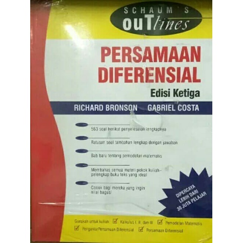 [COD] Schaum'S Outlines: Persamaan Diferensial Edisi 3 Berkualitas