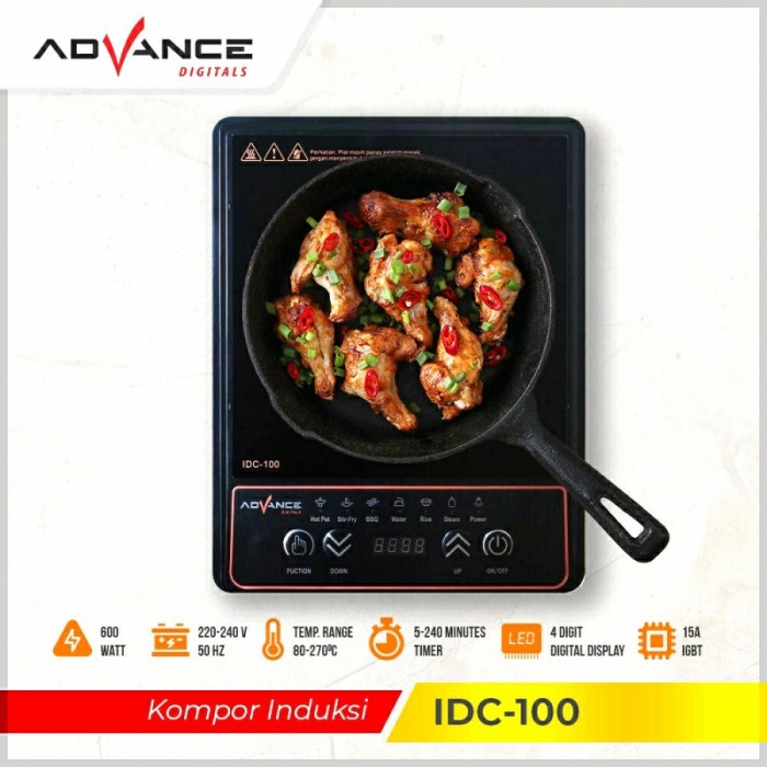 [New Ori] Advance Kompor Induksi Idc100 / Kompor Listrik Advance Idc-100 Terbaru