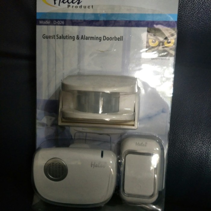 [New] Bell Sensor Gerak/Bell Pintu Heles/Sensor Gerak Heles/Bell Sensor Berkualitas