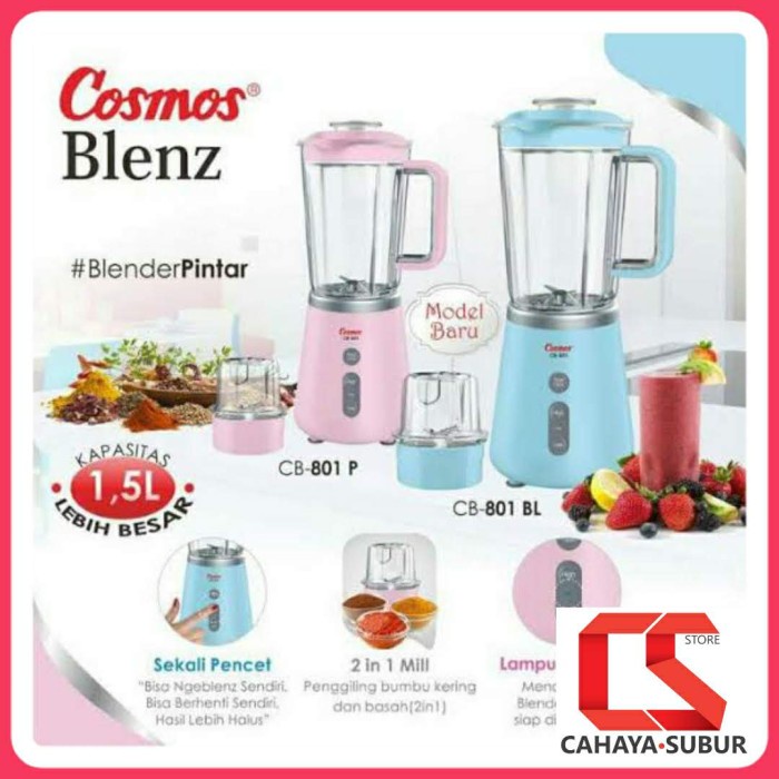 [Ori] Cosmos Blender Cb-801 Blenz 2In1 15Lt Blender Cosmos Blenz Cb801 Terbatas