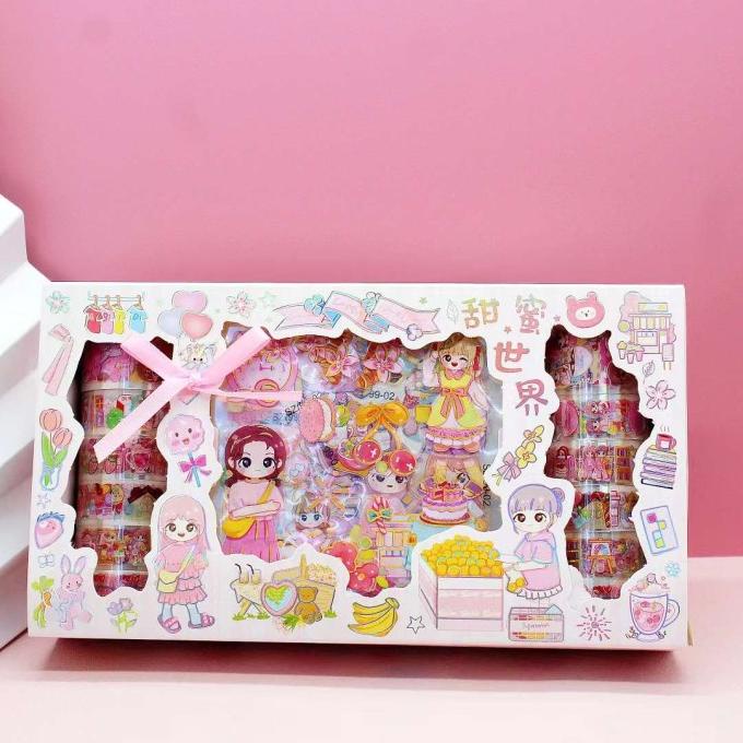 

Stiker Set Washi Tape Pet Korea Cutting Sticker Momo Murah Grosir Pengiriman Cepat