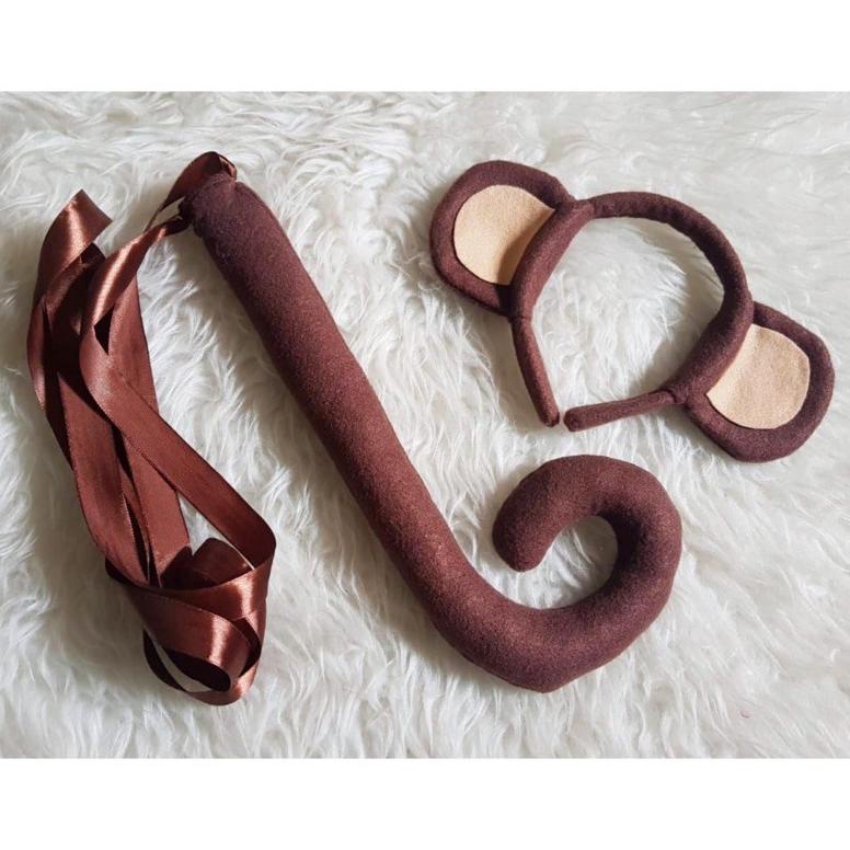 Big Sale - Bando Monyet Pisang Kostum Monkey Banana Karakter Hewan Monyet Binatang Cosplay monyet ko