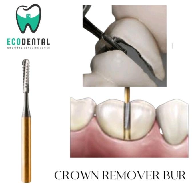 Dental Bur Crown Remover Bongkar Crown Metal Cutting