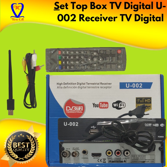 [Original] Set Top Box Tv Digital U-002 Receiver Tv Digital Limited