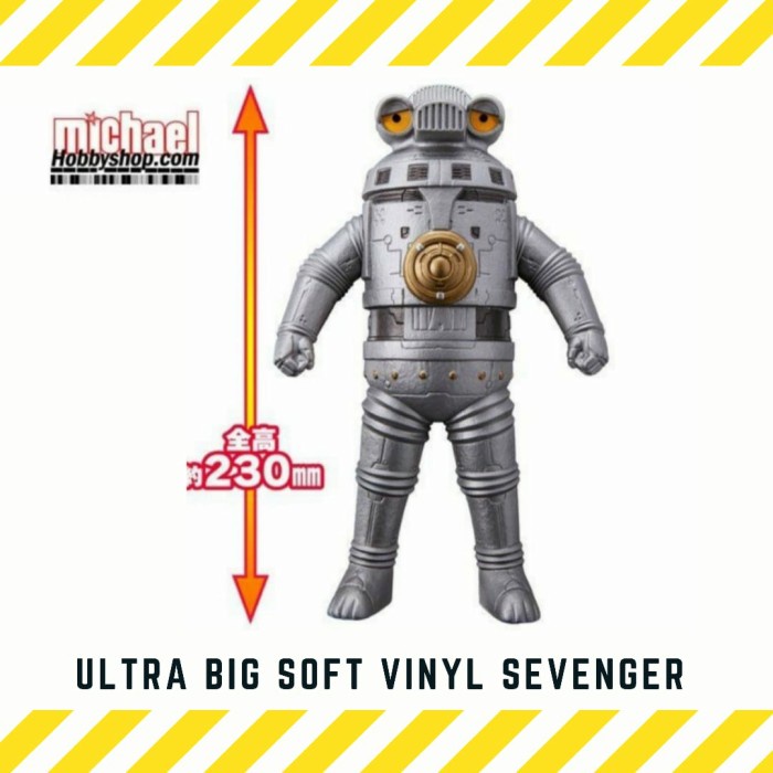 ✅Baru Bandai Ultraman Ultra Big Soft Vinyl Ultraman Z Sevenger Limited