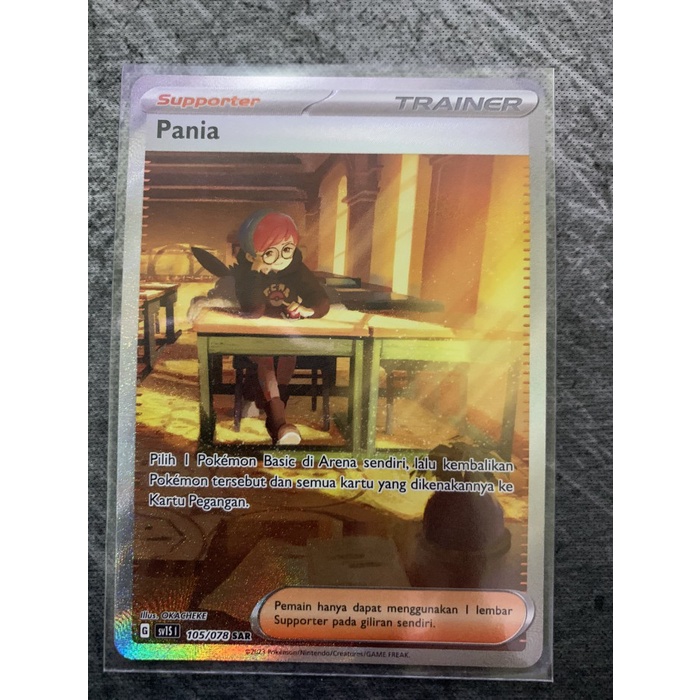 ✅COD Pania Sar Sv1S Scarlet Violet Pokemon Tcg Indonesia 105/078 Diskon