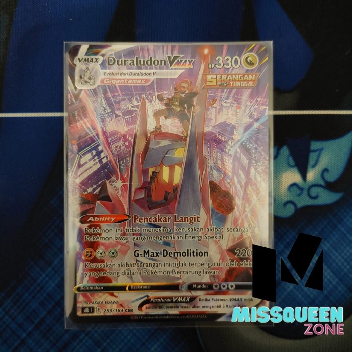 ✅COD Kartu Pokemon - Duraludon Vmax Csr Limited
