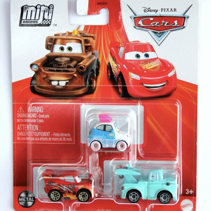 ✅COD Disney Cars 3 Pack Mini Racers Suki Dragon Mcqueen Tokyo Mater 2023 Berkualitas