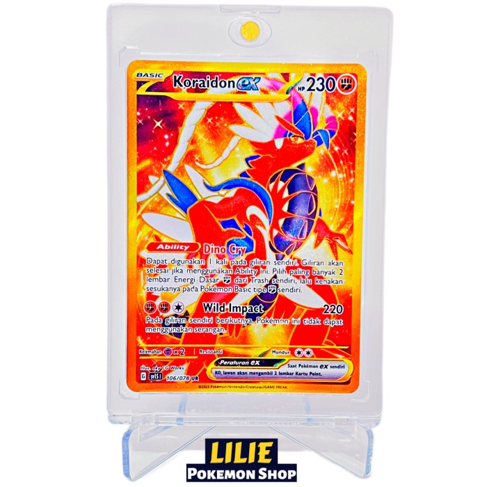 ✅COD Koraidon Ex Ur Sv1S - Pokemon Tcg Indonesia Berkualitas