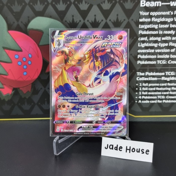 ✅COD Rapid Strike Urshifu Vmax Tg21/Tg30 - Kartu Pokemon Tcg English Limited