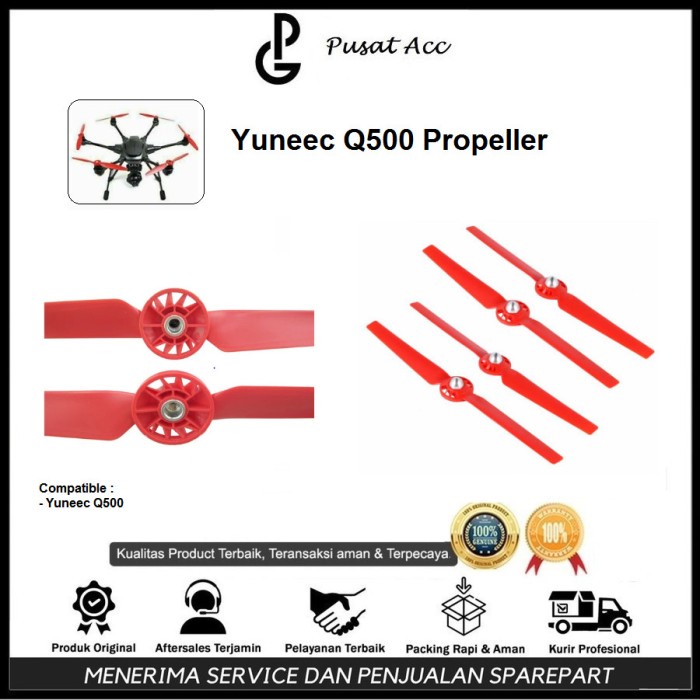 ✅New Yuneec Typhoon Q500 Propeller / Baling-Baling Terbaru