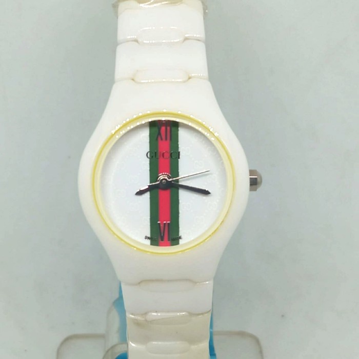 ✅New Ori Jam Tangan Wanita Keramik Putih Terbaru