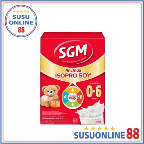 SGM ANANDA SOYA / ISOPRO SOY 1 (0-6 BULAN) 200 GRAM SUSU